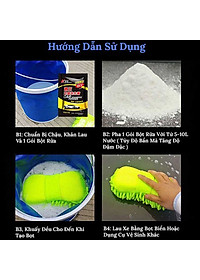 Túi Bột Rửa Xe Ô Tô, Xe Máy Car Shampoo Powder - Bột Vệ Sinh Xe Đánh Bay Vết Bẩn Hiệu Quả