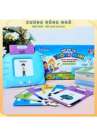 Máy đọc thẻ song ngữ Anh Việt flashcard 255 thẻ 510 từ vựng và 12 chủ đề 