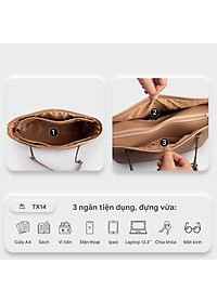 Túi Lata ( Thời trang nữ đi làm cỡ trung - Túi xách da TX14 )