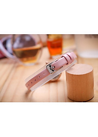 Đồng Hồ Nữ Julius Hàn Quốc JA979C Dây Da Cá TÍnh Màu Hồng