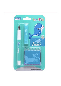 Bút máy và 6 ống mực Smartkids SK-CFP004(1 vỹ). Dành cho học sinh cấp 1, tiện dụng, dễ sử dụng