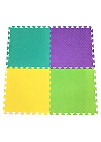 Bộ 4 tấm (4 màu trơn khác nhau) Thảm xốp lót sàn an toàn Thoại Tân Thành (60x60cm)