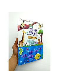 Sách Bóc Dán Thông Minh - Luyện Tay Thật Khéo, Luyện Mắt Thật Tinh - Động Vật Mà Em Thích