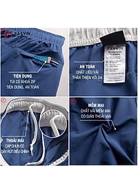 Quần đùi nam fasvin Q20201.HN vải gió chun mềm mại co giãn thoải mái