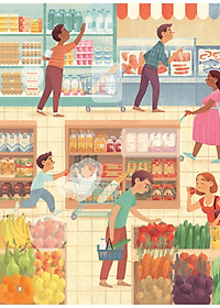 Sách Bóc Dán Thông Minh - Luyện Tay Thật Khéo, Luyện Mắt Thật Tinh - Thế Giới Quanh Em