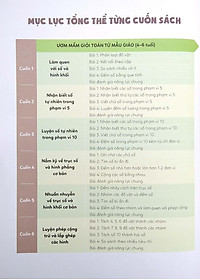 Sách Ươm Mầm Giỏi Toán Từ Mẫu Giáo - Mẫu Giáo 3- Làm Quen Với Số Tự Nhiên Trong Phạm Vi 10