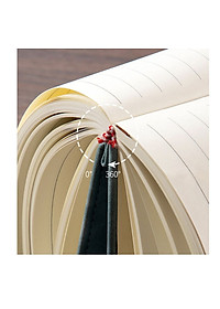 Sổ tay bìa Da PU A5 ghi chép 360 trang mẫu hươu sang trọng Tặng kèm bút viết