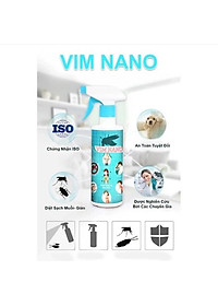 Bình Xịt Đuổi Côn Trùng Vim Nano - Đuổi Ruồi, Muỗi, Côn Trùng Gây Hại, Mùi Hương Thảo Mộc, Dễ Chịu Chai 500ml