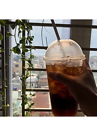 50 Ly Nhựa HỮU PHONG Cao Cấp 700ml Kèm Nắp Cầu Dùng 1 Lần, An Toàn, Đựng Nước ép, Trà sữa (Tặng Móc khóa KETILO)