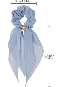 Dây buộc tóc lụa mềm vintage Scrunchies loại đẹp HD53