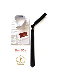 Ca Vat, Caravat, Cà Vạt, Cravat Đen Nam Bản Nhỏ 5Cm Dây Kéo Thắt Sẵn