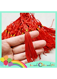 Set tag giấy in 2 mặt trang trí Tết kèm dây treo