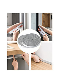 Combo 2 Cuộn ron gioăng mút xốp dán khe khung cửa cách âm giảm chấn chống bụi dài 2 mét