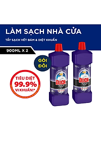 Combo 2 Chai Tẩy Rửa Nhà Tắm DUCK Siêu Tẩy Pro 900mlx2