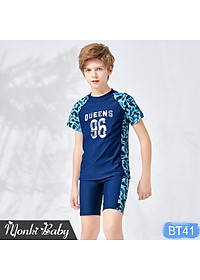 Đồ bơi bé trai 2 mảnh, size vừa từ 14-30kg, mẫu thể thao khỏe khoắn, chất thun bơi co giãn đa chiều, chống nắng bảo vệ làn da trẻ | BT41