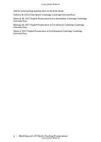 Mark Hancock’s 50 Tips For Teaching Pronunciation - Pocket Editions