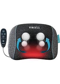 Gối massage Shiatsu TruHeat công nghệ GEL pin sạc Homedics TH-SPTF2000 - Dùng được trên ô tô