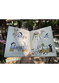 (Bìa cứng in màu) KAFKA VÀ CÔ BÉ BÚP BÊ  - Larissa Theule  - Minh họa: Rebecca Green - Trần Quân dịch - Crabit Kidbooks 