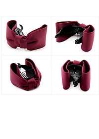 Set 2 kẹp tóc phong cách Hàn Quốc - Kẹp tóc đuôi ngựa - Bộ 2 kẹp tóc nơ xoắn ( giao 2 màu khác nhau)