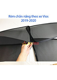 Rèm che nắng xe Vios 2019- 2020- 2021 2022 có hút nam châm cao cấp