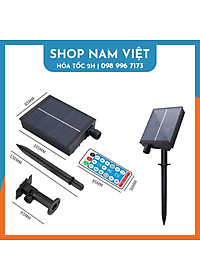 [Năng Lượng Mặt Trời] Dây Led Hạt Gạo Đời Mới Chống Nước, Quấn Cây, Chịu Mưa Nắng Kèm Remote