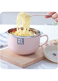 Ca ăn mỳ có nắp đậy hình thú - Hàng chính hãng (Giao họa tiết ngẫu nhiên)