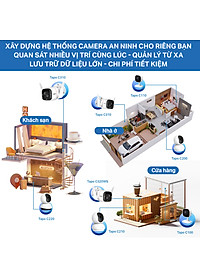 Camera Wifi TP-Link Tapo C220 Độ Phân Giải 2K QHD Quay/Quét 360 Độ Giám Sát An Ninh - Hàng Chính Hãng