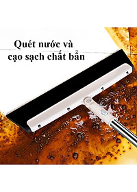 Cây Gạt Sàn Gạt Kính Đa Năng Xoay 360 Độ Cán Tùy Chỉnh Độ Dài Từ 85 - 135cm, Chổi gạt nước - HÀNG CHÍNH HÃNG MINIIN