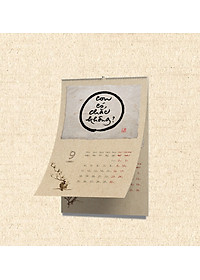 Combo Lịch 2023 - Lịch Thư Pháp Làng Mai 2023 - Thầy Có Trong Ta - Thiền sư Thích Nhất Hạnh : Lịch Treo Tường Và Lich Bàn