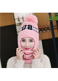 Mũ len, nón len 2 phong cách tua rua số 08 A011