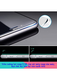 Miếng Dán Cường Lực Bảo Vệ Màn Hình Toàn Diện Cho Oppo A7 - Full Màn Hình - Màu Đen - Hàng Chính Hãng