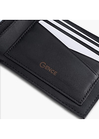 Ví Da Chính Hãng Bóp Nam Hàng Hiệu GENCE C10 Da Bò Cao Cấp Màu Đen Dáng Ngang