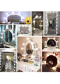 Chuỗi dây đèn led gương trang điểm 10 bóng 5 màu điều chỉnh