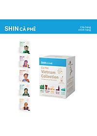 Cà phê VN Collection - SHIN Cà Phê - Túi Nhúng - Hộp 10 gói