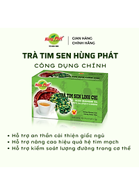 Trà Tim Sen Túi Lọc Hùng Phát Hộp 25 Gói