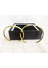 Vòng tay Cuff không đen, không rỉ - Lắc Tay Cặp Đôi Nam Nữ Titan
