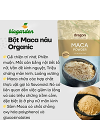 Bột Maca hữu cơ nguyên chất 200g - Dragon Superfoods