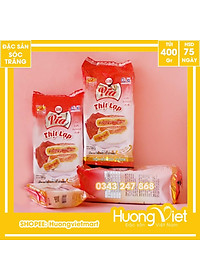 Đặc Sản Sóc Trăng - Bánh Pía Thịt Lạp Tân Huê Viên 400G, Bánh Pía Nhân Măn, Bánh Pía Sóc Trăng Chính Hãng Túi 4 Bánh Bao Bì Riêng
