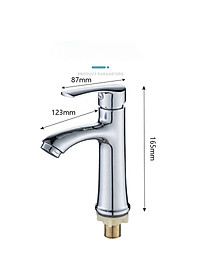 vòi đơn lạnh gật gù rửa mặt lavabo