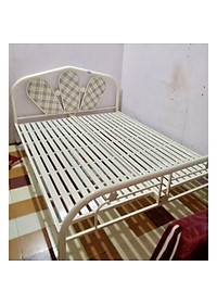 Giường ngủ sắt 1m2 x 2m Đại thành