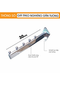 Giá treo Oval nghiêng gắn tường SMLIFE