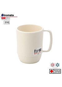 Combo Cốc nhựa uống nước Inomata cao cấp - Trắng ngà nội địa Nhật Bản