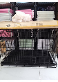 MẪU MỚI NHẤT CHUỒNG CHÓ SIZE LỚN NAN SIÊU DÀY 90X60X70CM GẤP GỌN TIỆN LỢI DÀNH CHO THÚ CƯNG SIZE LỚN