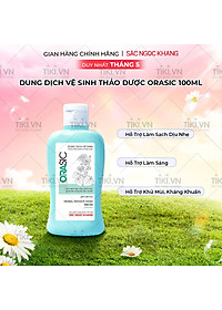Dung dịch vệ sinh Orasic (100ml) kháng khuẩn thiên nhiên