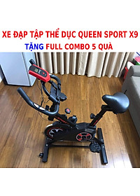 Xe Đạp Tập Thể Dục Đa Năng Tại Nhà Air Bike MK207 + Kèm Máy Massage Xung Điện