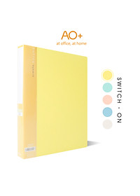 Bìa Còng O2 Switch ON AO+, Nhựa PP/ A4, 2 Nhẫn O (2.6cm/ 3.2cm)