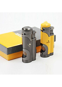 Vỏ Hột Quẹt Bật Lửa Khò 2 Tia  COB-359 Thiết Kế Đẹp Độc Lạ Lửa Khò Mạnh Mẽ - Dùng Gas Đá Cao Cấp