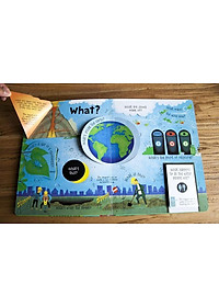 Sách tương tác tiếng Anh - Usborne Lift-the-flap Questions & Answers about Our World