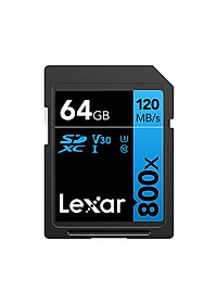 Nơi bán Thẻ nhớ máy ảnh/ máy quay phim Lexar 32GB/ 64GB 800x UHS-I SDHC V10, tốc độ đọc 120MB/s