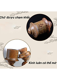 VÒNG CHUỖI 108 HẠT GỖ ĐÀN HƯƠNG XANH 8mm PHỐI KINH LUÂN KHẮC LỤC TỰ OM MANI